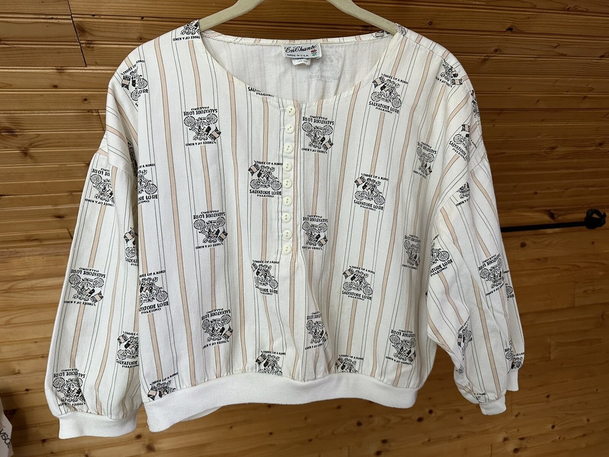 En Chante USA Vintage Crop Top Salvatore Lore Palermo Three of a