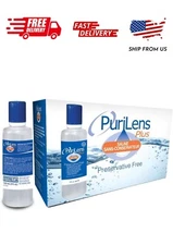 PuriLens Plus Preservative Free Saline 4 Fl Oz bottles, Pack of 12