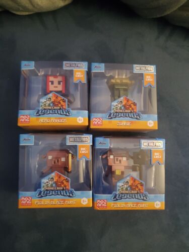 Minecraft Legends Jada Metalfig Figures Set Of 4