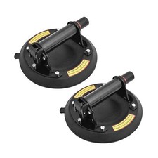 2Pack Vacuum Suction Cups with Metal Handle - Heavy Duty Hand-held Glass Lift...