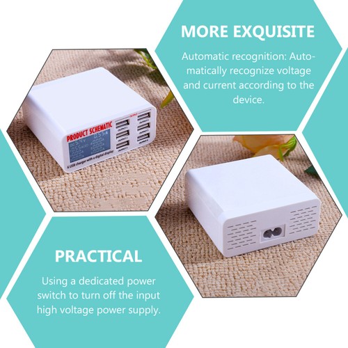 Multi Ports Charging Station USB 6 Ports Power Adapter Power Charger (AU Plug) - 第 7/12 張圖片