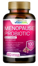 Menopause Probiotic for Women 100 Billion CFU | Gut Health, Hot Flashes, Mood