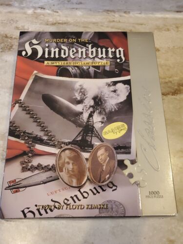 Murder On The Hindenburg A Mystery Jigsaw Puzzle 1000 Pieces Read Along - NEW