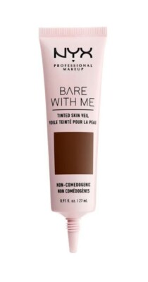 NYX Deep Espresso #12 Bare With Me Tinted Skin Veil Makeup 0.91 fl oz Tube NEW