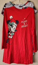 Disney Minnie Mouse 2-Pack Christmas Dress Girls Size S 6/6X BRAND NEW