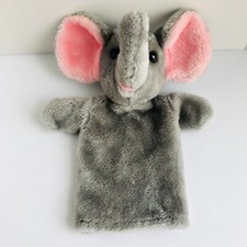 Vintage 1978 R. Dakin Co. Elephant Plush Hand Puppet 12"