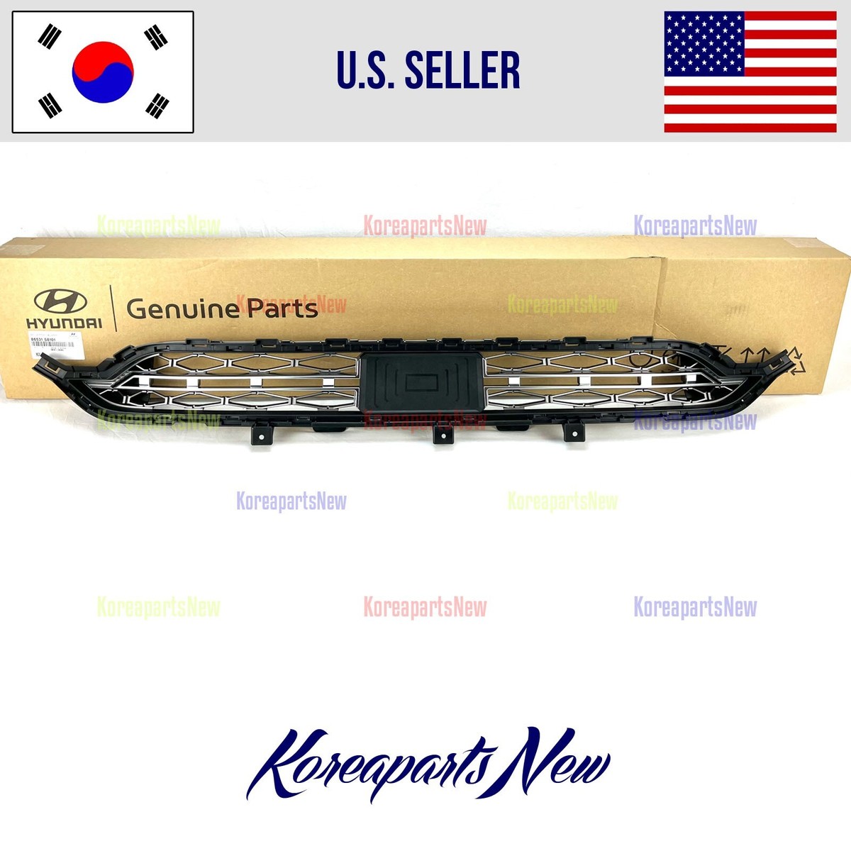 Grille Front Bumper LOWER with chrome 86531S8101⭐OEM