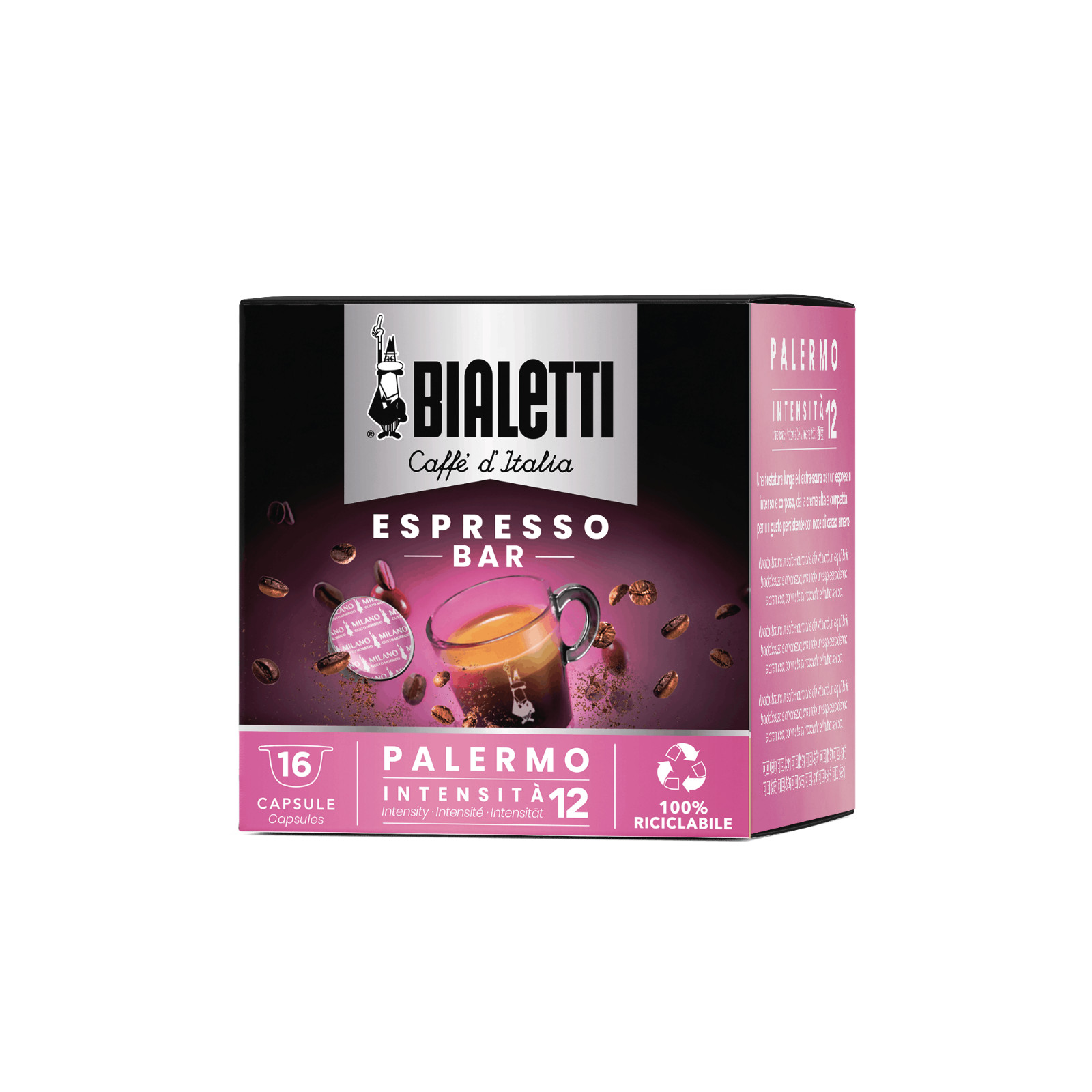 80 Capsule Bialetti Palermo per macchina da caffè Bialetti