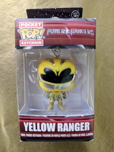 Funko Pop Pocket Keychain Power Rangers Yellow Ranger gm1291 | eBay
