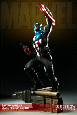 Sideshow Captain America JAMES Bucky Barnes Premium Format Statue