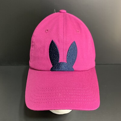 Psycho Bunny Baseball Hat Hot Pink Adjustable NWT