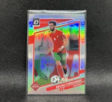 Bruno Fernandes Optic Holo Panini 2021-22 Donruss Soccer RTQ #118 Portugal Card