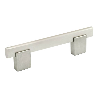 10 Pack Rok Bridge Style 96 Mm Centers Brushed Nickel Cabinet Pull Handle 5-1/32