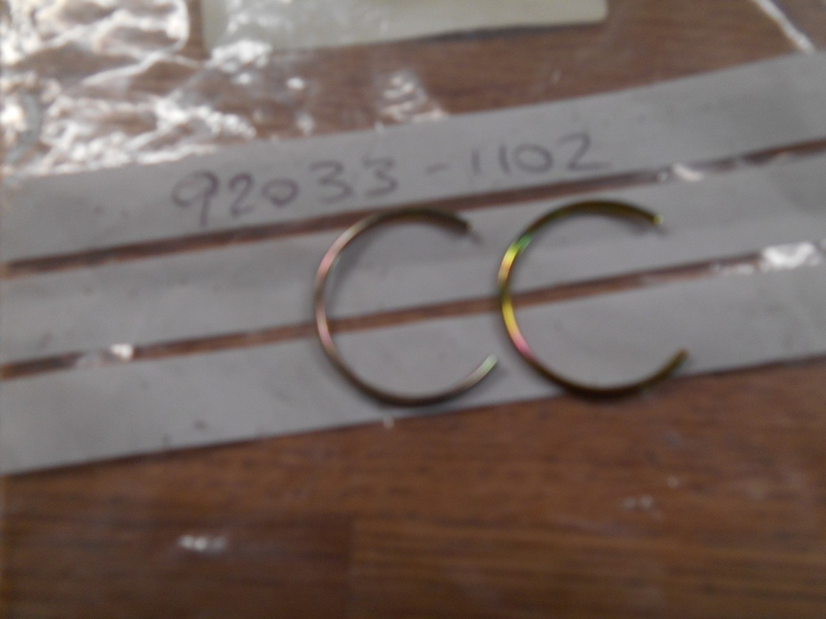 Kawasaki circlip snap ring a pair OD=22.2, Handlebar, ZX ZG KLE