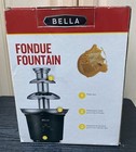 ELECTRIC BELLA 3-TIER CHOCOLATE FONDUE CHEESE FOUNTAIN /6 FOUNDUE FORKS NOS