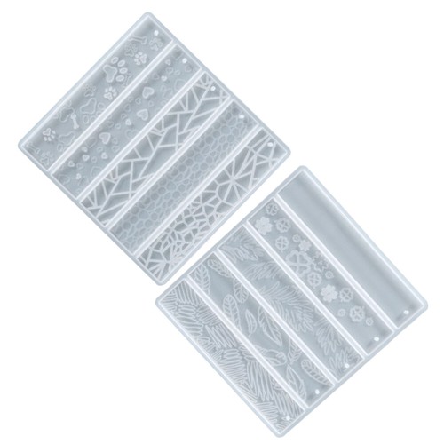3 Count Rectangle Silicone Molds Bookmark for Epoxy Resin Student - 第 9/12 張圖片