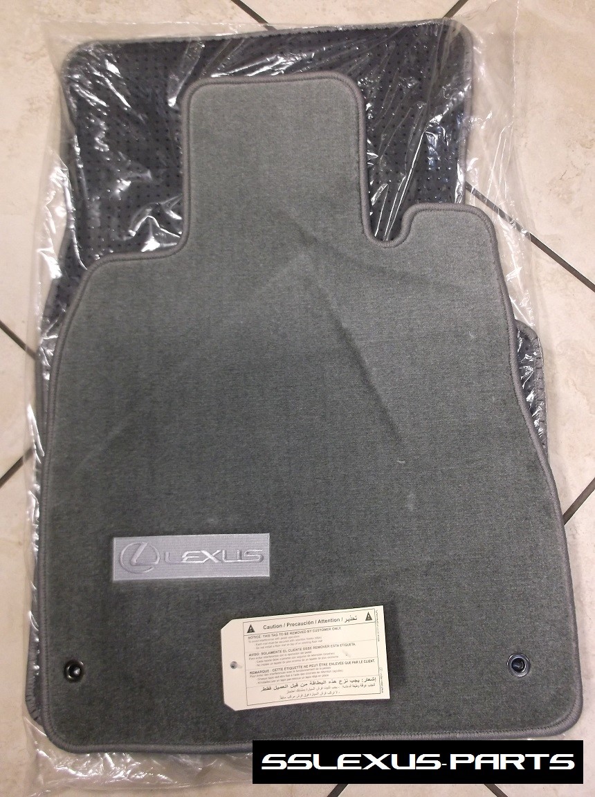 Lexus LS430 (20042006) 4pc OEM Genuine CARPET FLOOR MATS (Ash / Gray