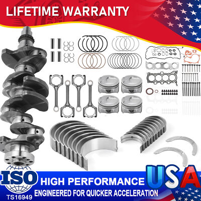 G4NC GDI 2.0L Engine Overhaul Rebuild Kit Crankshaft Connecting rods Fit Hyundai