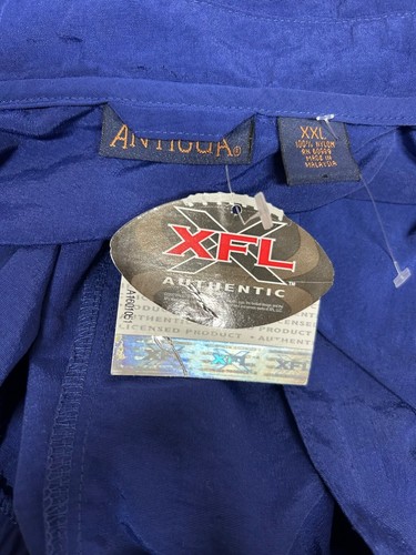 New York New Jersey Hitmen XFL Authentic Blue Nylon Jacket XXL NY/NJ Football - Picture 4 of 6
