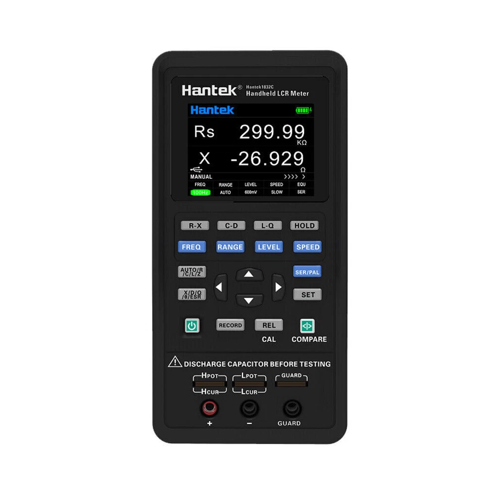 Hantek 1833C Digital Handheld LCR Meter Inductance Capacitance Resistance - Image 2 of 4