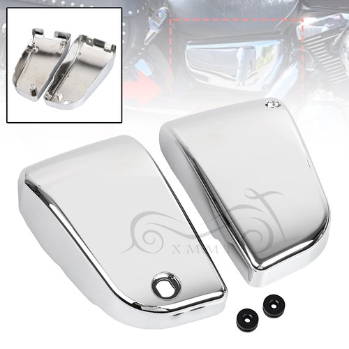 Motorcycle Side Battery Fairing Covers For Kawasaki Vulcan 1500 VN1500E Classic - Picture 2 of 16