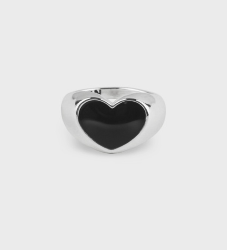 Nonenon Black Love Ring Large | 62mm Ring Size