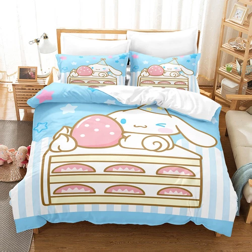 Cinnamoroll Series Duvet/Quilt/Doona Cover Single/Double/Queen Size Bedding Set - Bild 21 von 49