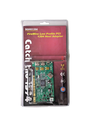 SOHO Firewire Low Profile PCI HF-1394 Host Adapter New PC & Mac