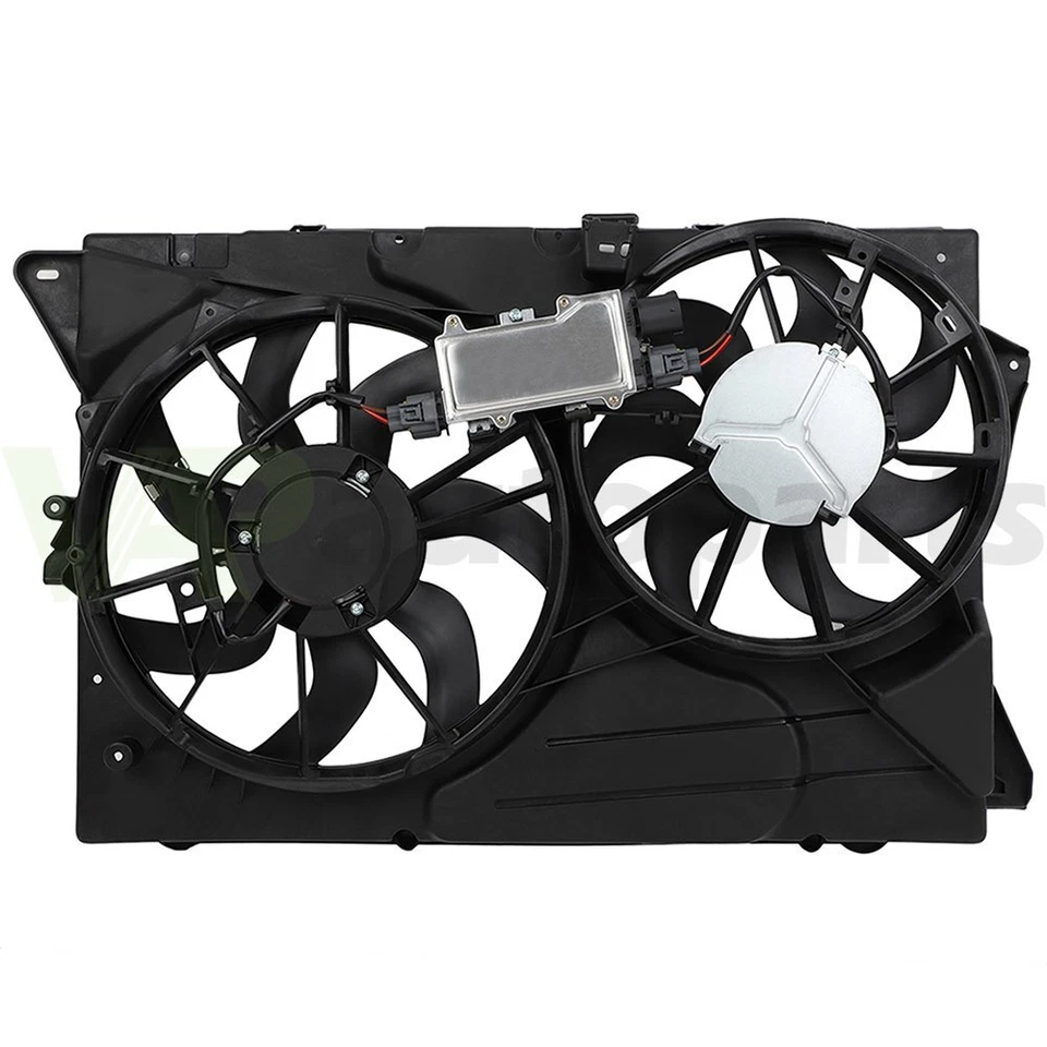 Conjunto de ventilador de refrigeración condensador de radiador para Ford Flex Lincoln MKT 2010-2012 3,5 L Foto 3 de 4