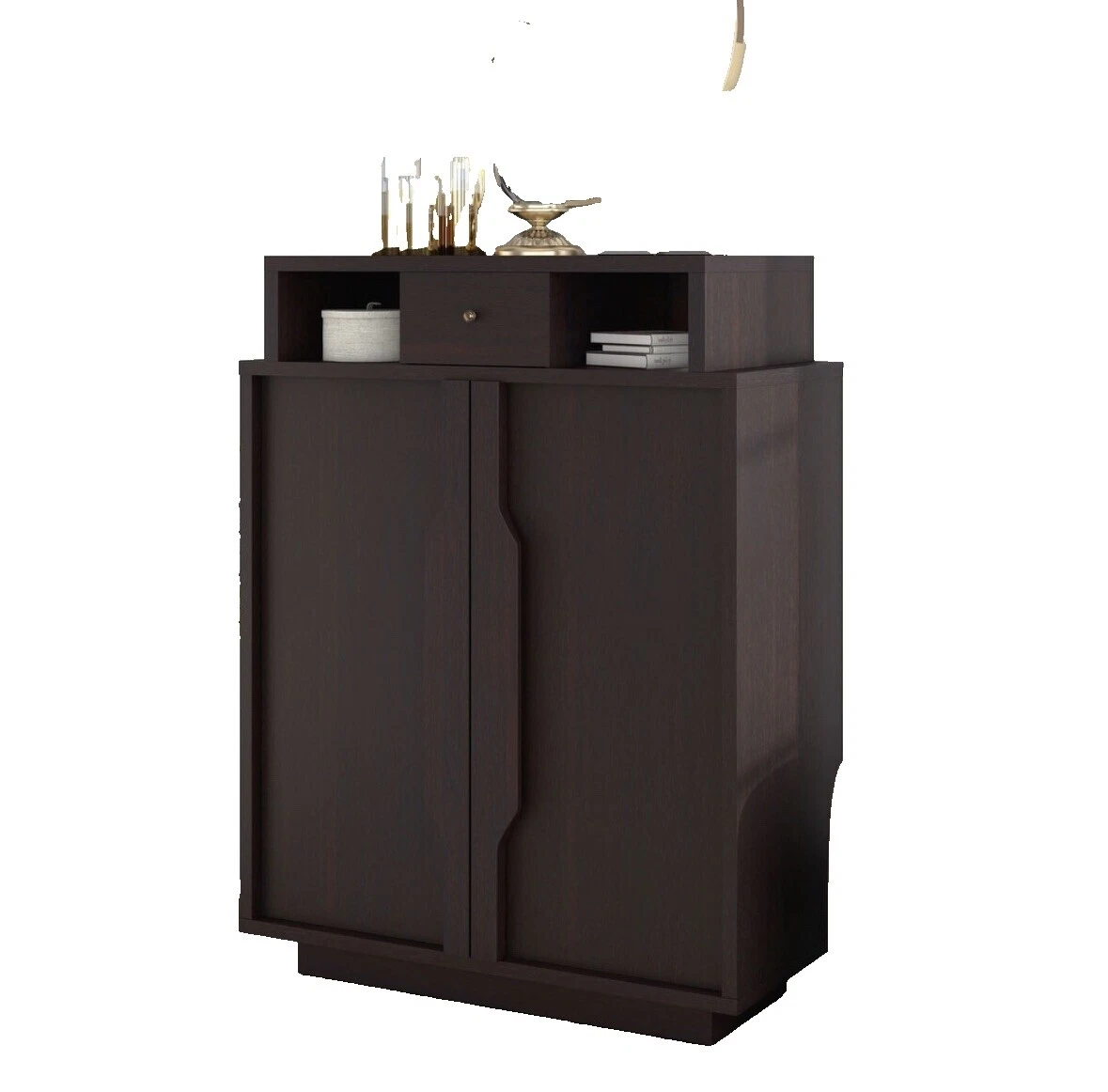 Wood Veneer Contemporary Cabinets & Cupboards