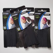 Lot of 4 Pro Strength Fitness Headband Workout Exercise Non-Slip Facial Makeup