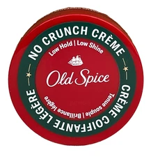 Old Spice Hair No Crunch Creme Low Hold Low Shine 2.22 oz