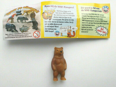 Albert Heijn '' WNF-Rangerclub - Tierserie 4 '' - Braunbär - ohne !!! BPZ  