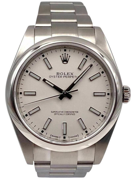 Rolex Oyster Perpetual 39 White Men's 