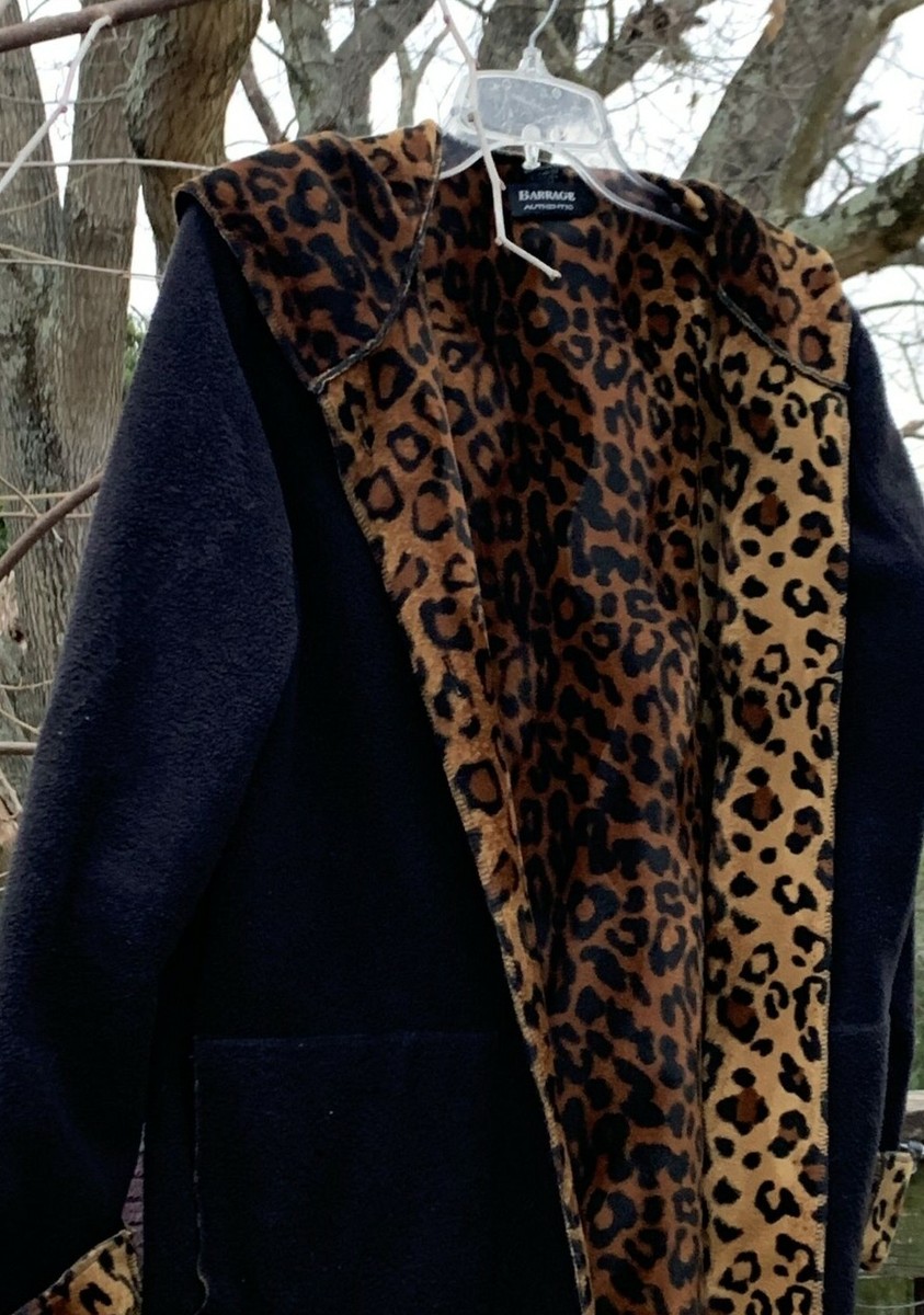 QVC by Barrage Authentic Faux Fur Leopard Jaguar Cheetah