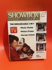 Showbox Photo Viewer As Seen On TV 3 In 1 Picture Frame Photo Viewer New Sealed