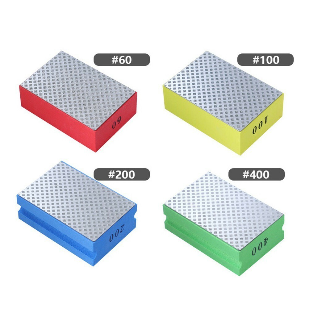 Diamond Polishing Hand For PADS Block 95x60mm For Granite Ma