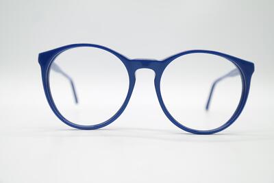 Quality Optics France 004 Blau Oval Brille Brillengestell eyeglasses Neu