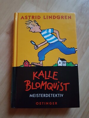 BUCH KALLE BLOMQUIST MEISTERDETEKTIV ASTRID LINDGREN OETINGER VERLAG