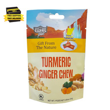 Ginger Candy Chewy Ginger Chew (Turmeric, 0.84 Ounce, Pack of 1) ⭐️⭐️⭐️⭐️⭐️