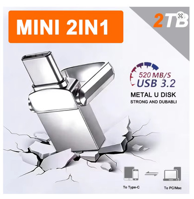 Mini PenDrive  USB Typ C OTG Flash Drive High Speed 1 Metall Stick PC/Handy