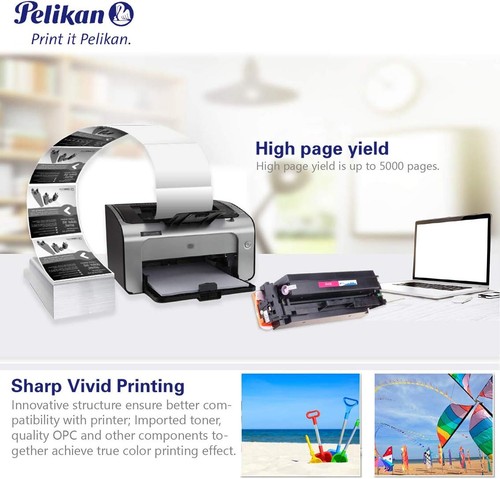 Pelikan Toner ersetzt HP CF413X (passend für Drucker HP CLJ Pro M 452 / MFP M 47 - Afbeelding 7 van 7