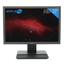 ACER B206WQL 20" 16:10 SCHERMO LCD MONITOR DISPLAY CASSA DVR COMPUTER FISSO PC