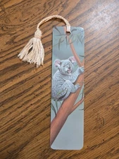 Sunshine Thoughts: Koala Semi Hard Paper Bookmark W/Tassel 1988