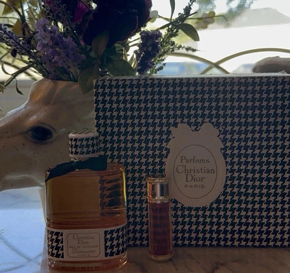 Christian Dior Diorissimo одеколон брызги 2,0 унц и 1/8 унц подарочный набор винтажный - Изображение 2 из 4