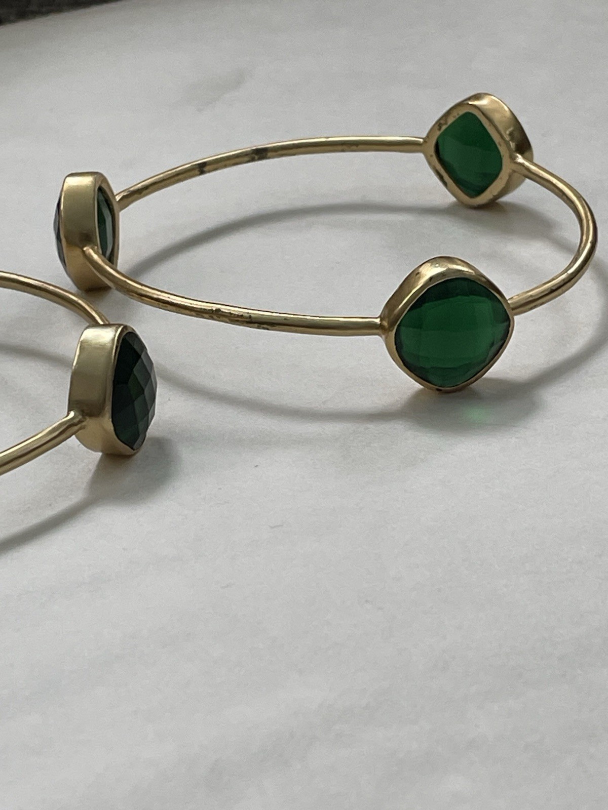Julie Vos Stackable Green Gem Bracelets - image 3
