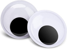 6 Inch Giant Googly Eyes, Large Wiggle Eyes with Self Adhesive for DIY Art Craft