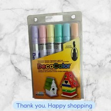 Uchida Of America DecoColor Paint Marker 6 Pack Pastel Colors 6 Count NEW SHIP