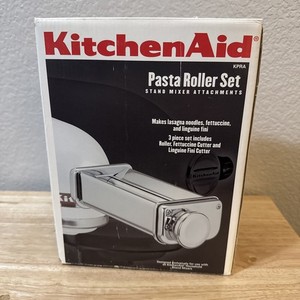 EXC COND KitchenAid 3 Piece Pasta Roller Cutter Set Stand Mixer Attachments KPRA