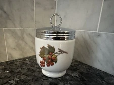 Vintage 1961 ROYAL WORCESTER Evesham Jumbo Egg Coddler